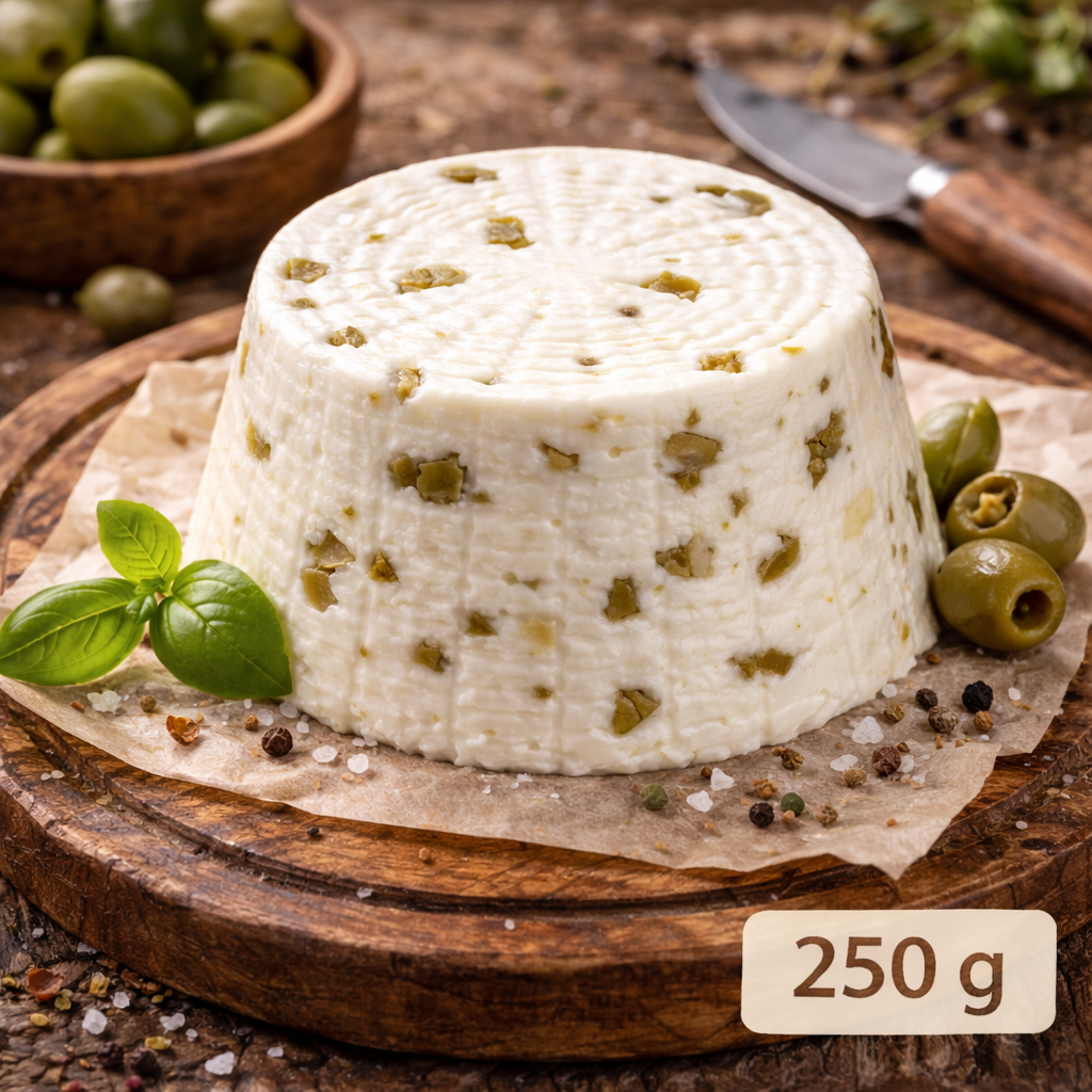 PRIMO  SALE  ALLE OLIVE NUESTRA PRODUCION 250gr